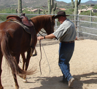 Larry Whitesell in hand